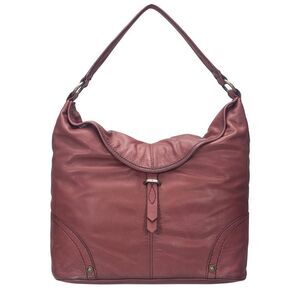 NWOT Frye Women's Campus Rivet Hobo Shoulder Bag in Burgundy